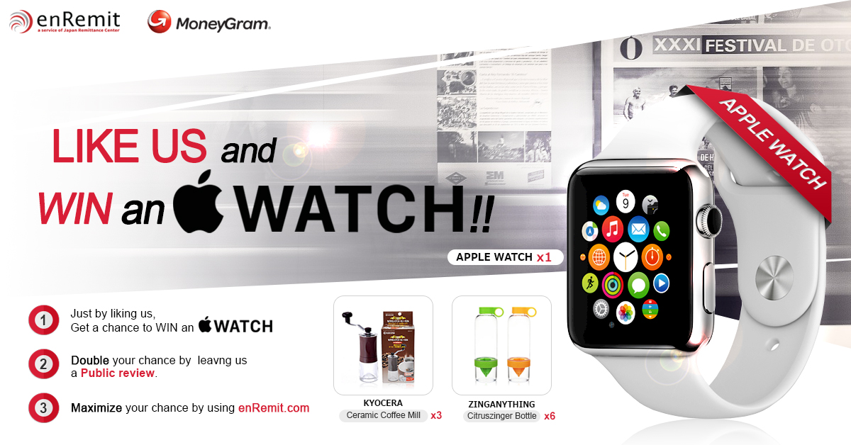 LIKE! us and win an Apple Watch!